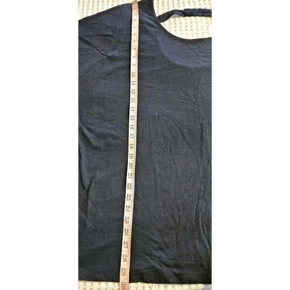 NWT Cacique Sleepwear Women's Size 18/20 Black Cotton Sleep Lounge Shirt - Picture 7 of 8